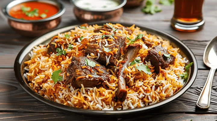 বাসমতি মাটন কাচ্চি